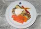 Verduras a la parrilla y mozzarella